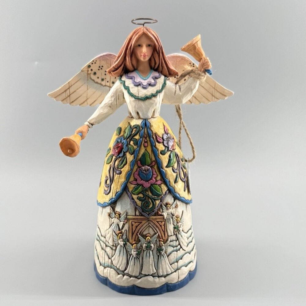 Jim Shore 2003 Heartwood Creek Proclaimer Of Heaven's Glory Angel 114409 Enesco